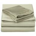 Impressions By Luxor Treasures Egyptian Cotton 650 Thread Count Solid Sheet Set Olympic Queen-Sage 650OQSH SLSG